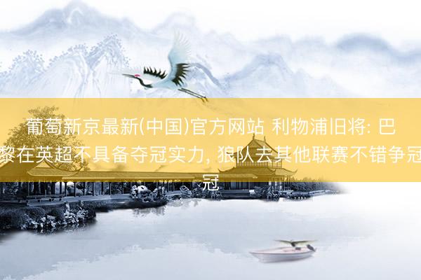 葡萄新京最新(中国)官方网站 利物浦旧将: 巴黎在英超不具备夺冠实力， 狼队去其他联赛不错争冠